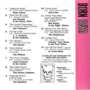 V.A. (クランプスのカヴァ原曲集)  - Born Bad Vol.6 (EU 限定再発 CD/New)