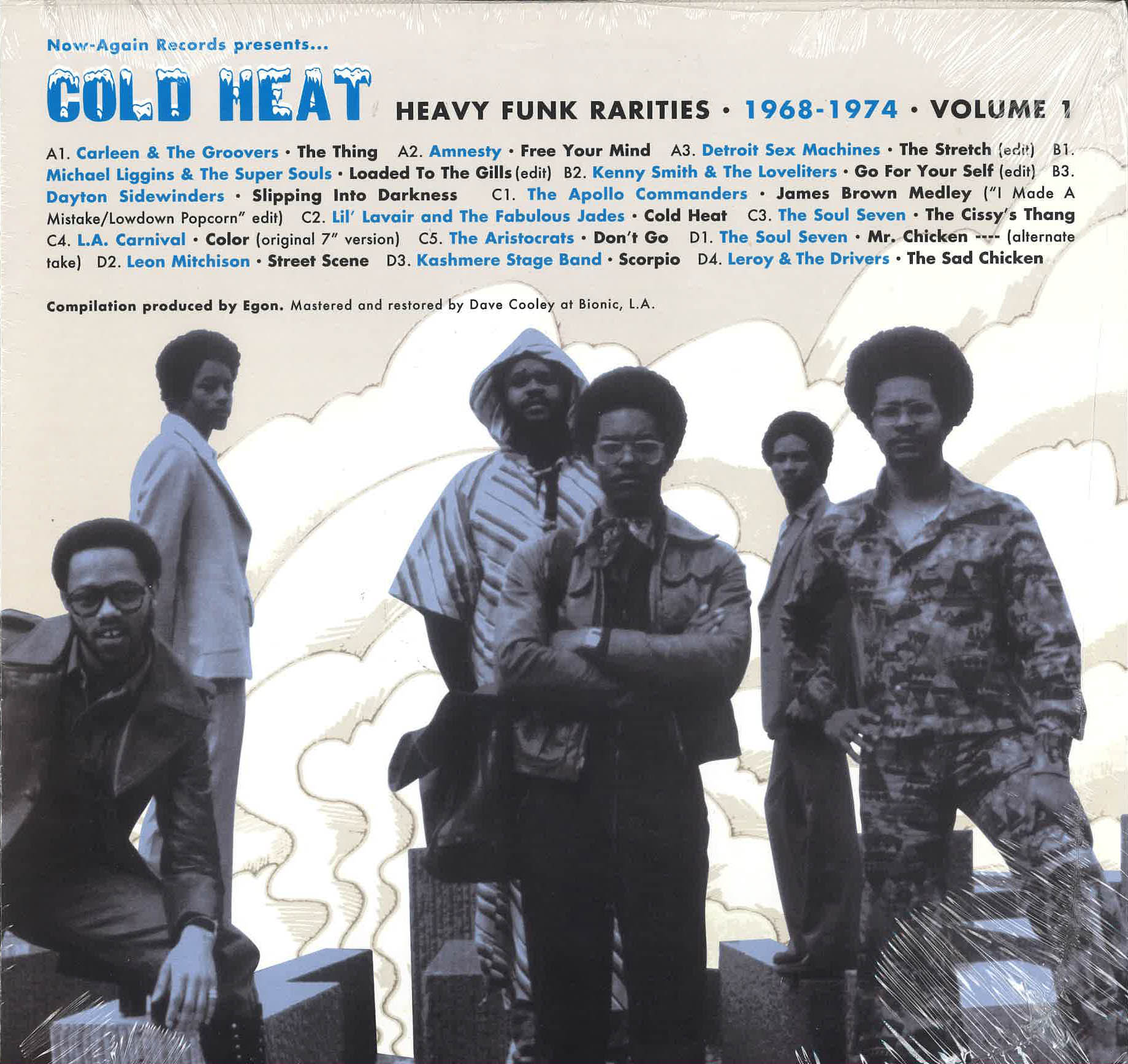 V.A. ('68〜'74年ディープファンク・コンピ)  - Cold Heat - Heavy Funk Rarities 1968-1974 Vol.1 (US 限定復刻再発2xLP/New)