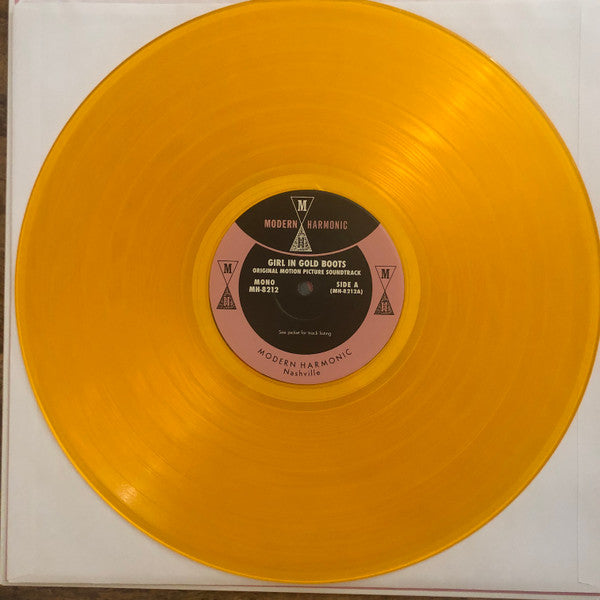 O.S.T.- V.A. ('68年ゴーゴーダンス界犯罪ドラマ（カルト）映画サントラ！)  - Girl In Gold Boots (US 限定「クリア・ゴールド Vinyl」LP+帯、映画のDVD /New )