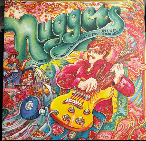 V.A. (米60'sガレージ・サイケ・コンピ名作第2弾)  - Nuggets Vol.2 (Worldwide 限定復刻再発「サイケデリック・スプラッターVINYL」2xLP/New)