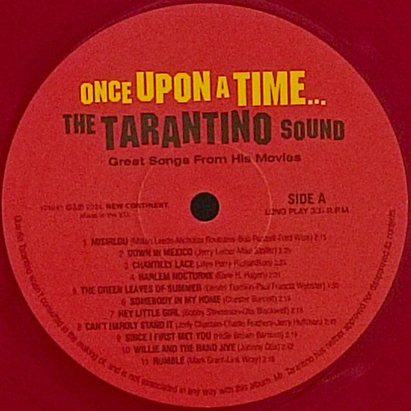 V.A. (タランティーノ監督映画サントラ編集コンピ)  - Once Upon A Time... The Tarantino Sound (EU 限定プレス180g「赤盤」LP/ New)