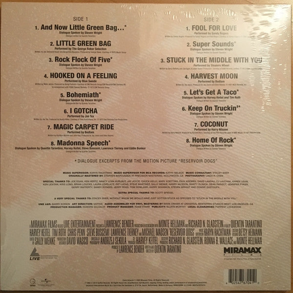 O.S.T (サントラ「レザボア・ドッグス」） - Reservoir Dogs (EU 限定復刻リマスター再発180g LP/New)