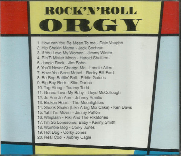 V.A. (50's & 60's レア・ロカビリー、ロックンロール・シリーズコンピ)  - Rock 'N Roll Orgy Vol.4  (UK限定 CD /New)