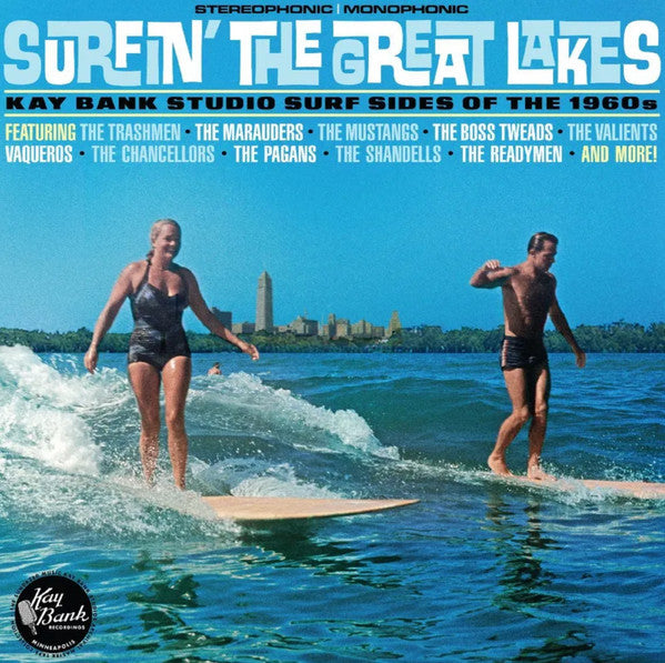 V.A. (60's サーフガレージ「Kayスタジオ」未発表曲集)  - Surfin’ The Great Lakes: (US 限定「ブラック VINYL」LP/New)