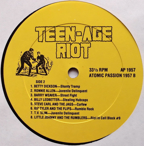 V.A. (50's-60's 怪デンジャー・ロカビリーコンピ)  - Teen-Age Riot ! (EU 限定復刻再発 LP/New)