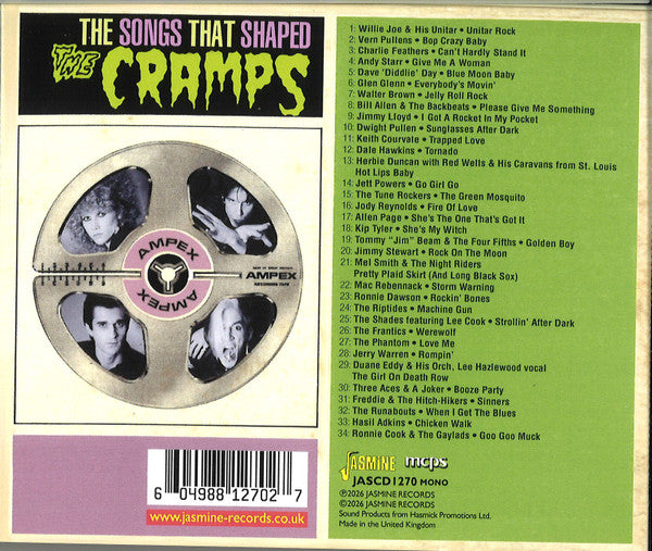 V.A. (ザ・クランプスのカバー原曲編集コンピ)  - The Songs That Shaped THE CRAMPS (UK限定34曲入り CD/New )