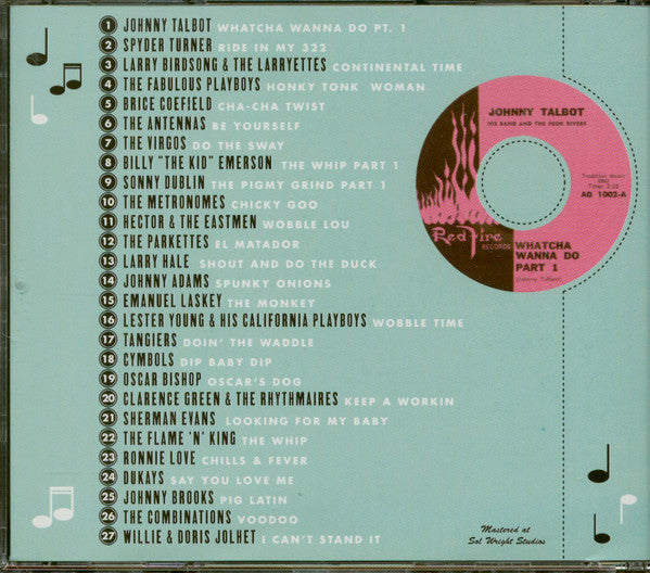 V.A. (’62〜’64年ブラック・ロッカー、R&Bノーザンの鬼レア・シングル編集盤。)  - Whip! Wobble! & Grind! ( EU 限定 CD/ New) LPより9曲も多い全27曲