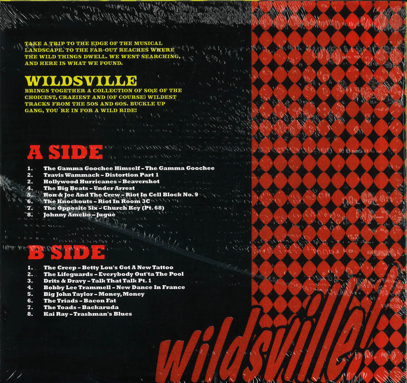 V.A. (「Born Bad」監修者編集50's & 60's 珍曲コンピ)  - Wildsville (EU 限定復刻再発 LP/New)