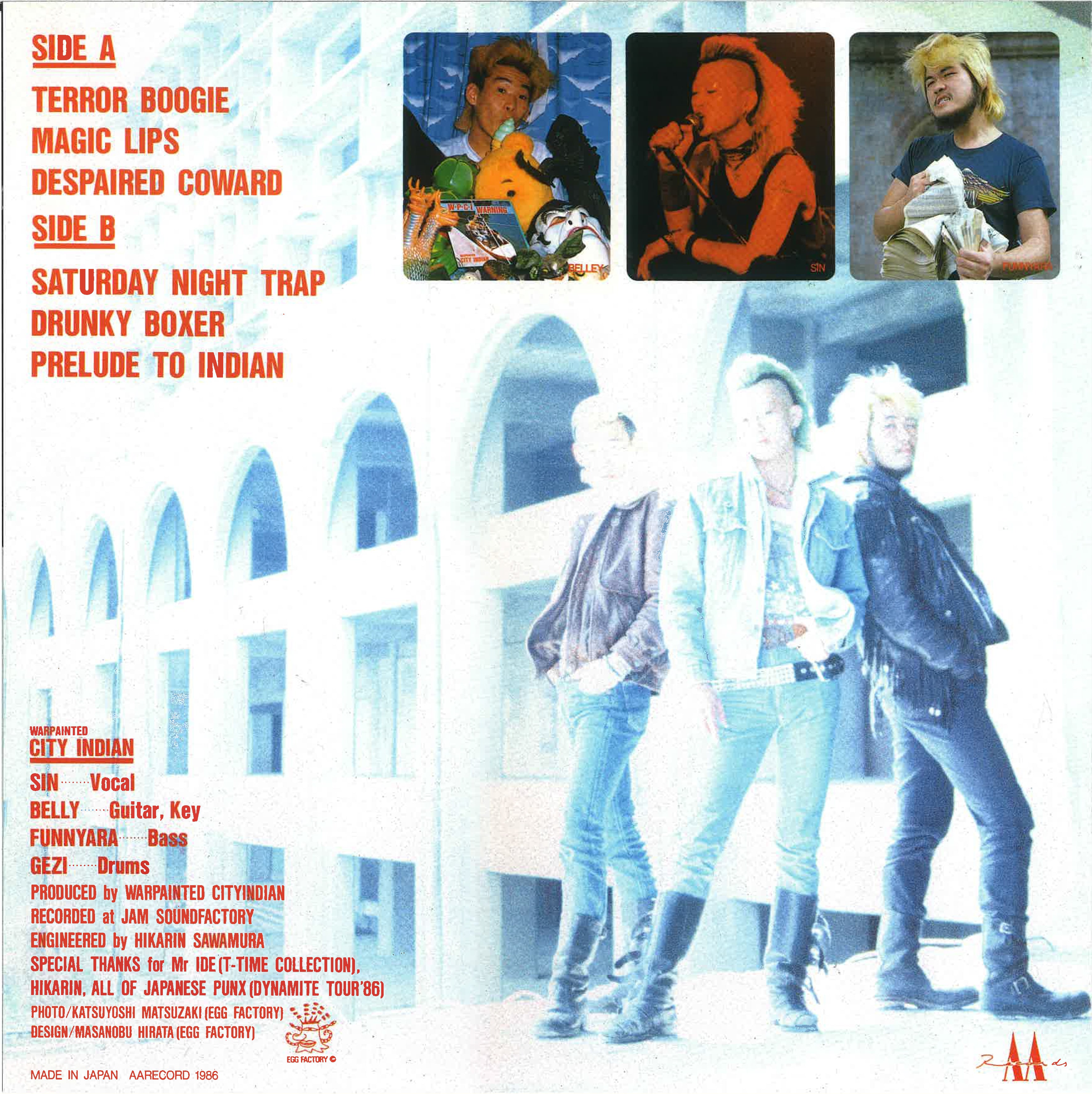 WAR PAINTED CITY INDIAN (ウォー・ペインテッド・シティ・インディアン) - Complete Discography (Japan タイムボム 限定リリース・アナログLP/New) 関西ハードコア・レジェンド全12曲入りコンピ！残少！