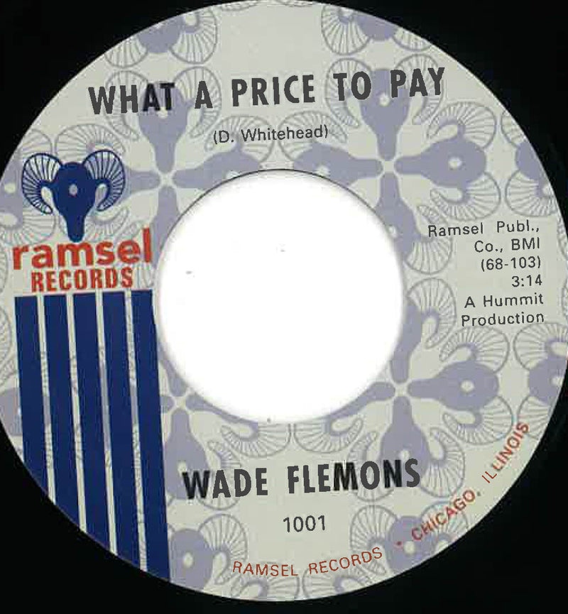WADE FLEMONS (ウェイド・フレモンズ)  - Jeanette / What A Price To Pay (UK 限定リプロ再発 7"/New）