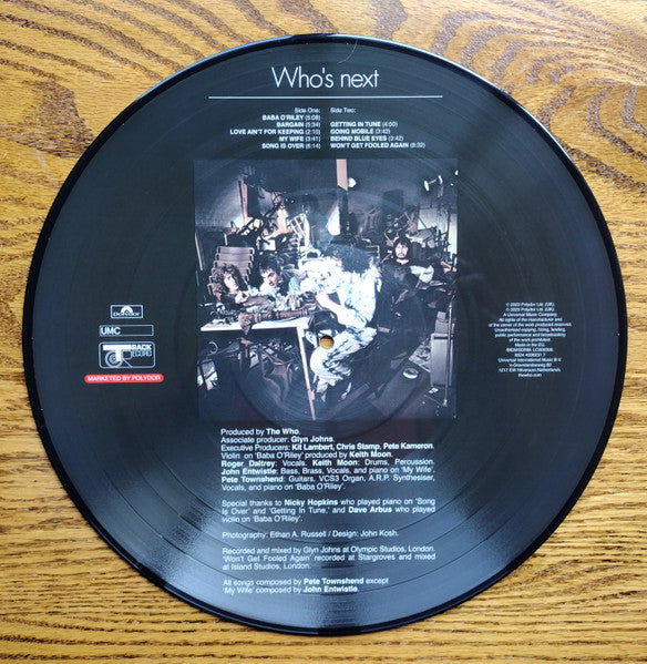 WHO    (フー)  - Who's Next (UK-EU 限定復刻再発リマスター180g「ピクチャーディスク」LP/New)