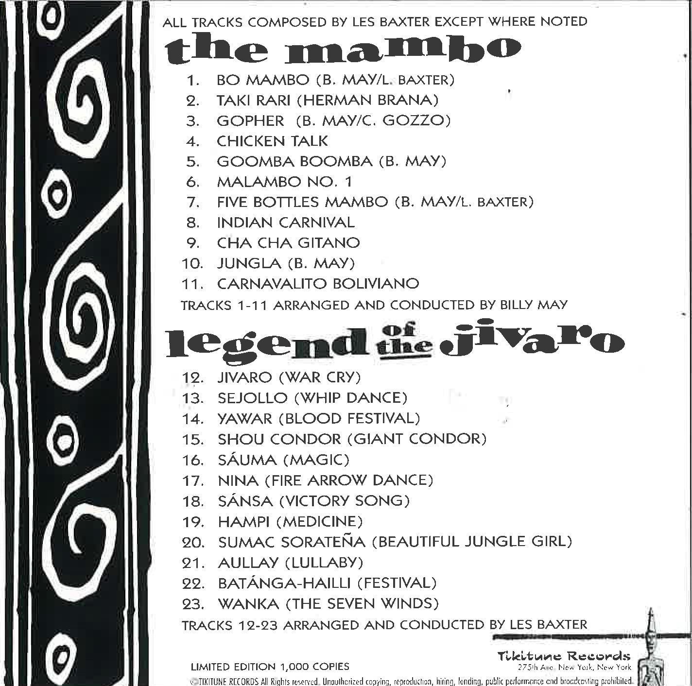 YMA SUMAC (イマ・スマック)  - Mambo! + Legend of the Jivaro (US限定リプロ合体再発 CD/New)エキゾ姫、'54年+'57年アルバムの合体再発