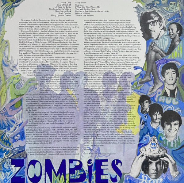 ZOMBIES (ゾンビーズ)  - Odessey & Oracle (全世界共通限定リマスター再発「モノラル」LP/New) '68年大名作セカンド・アルバム！