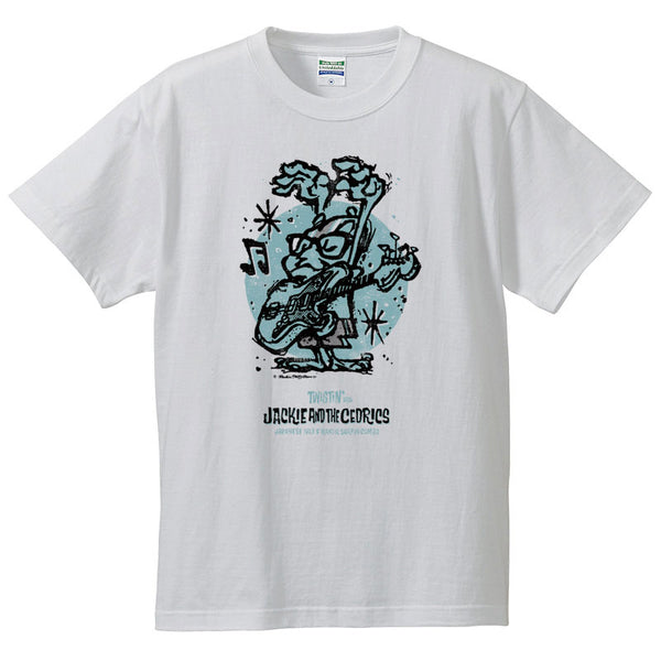 JACKIE & THE CEDRICS (ジャッキー・アンド・ザ・セドリックス )  - “Twistin’ with Jackie & The Cedrics"  T-Shirt [ White（白）] (Japan 限定 Tシャツ/New)