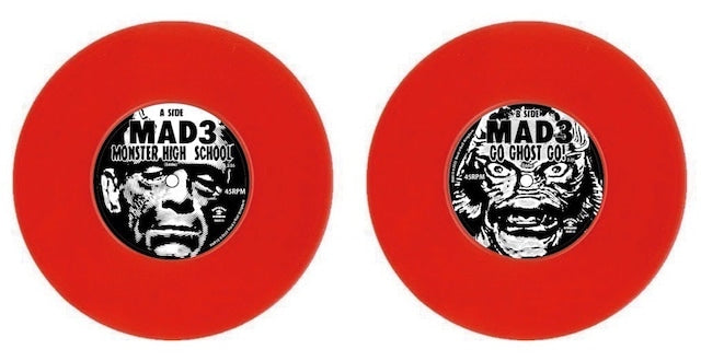MAD 3 (マッド・スリー)  - Monster High School (Japan 限定プレス 7"+CD, DVDセット「初回特典"Too Kool To Die"のウッドベースバージョンのCD-R付き」/ New)