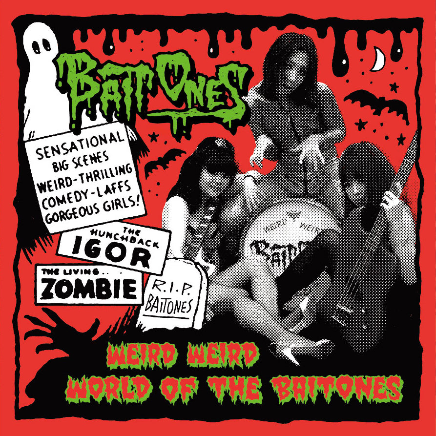 BAITONES (ベイトワンズ)  - Weird World Of The Baitones (Japan タイムボム300枚限定リマスター再発LP-特製ポスタージャケ /New)' 2014年デビュー・アルバム初LP化！4/25 （金）発売、先行予約受付中！