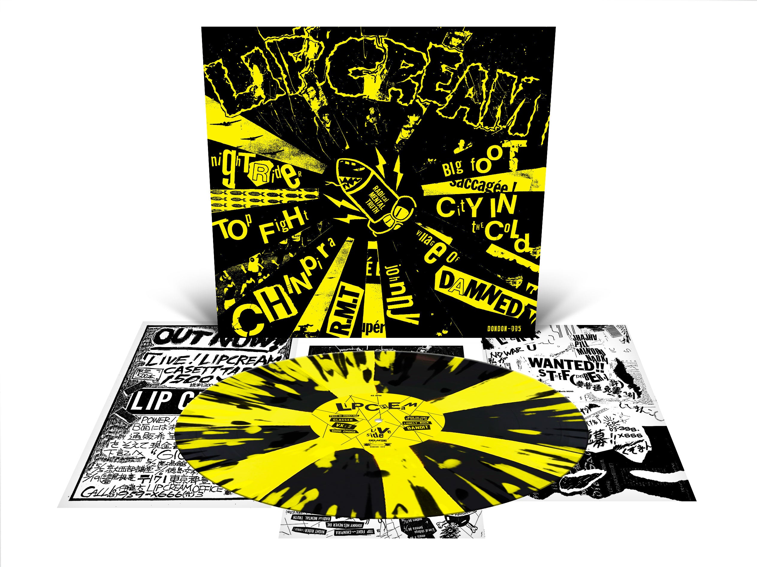 LIP CREAM (リップ・クリーム)  - Big Foot Cassette (US 正規再発「1,000枚限定黒&黄スプラッターヴァイナル」LP/ 予約商品）2025年12月19日（金）発売予定！