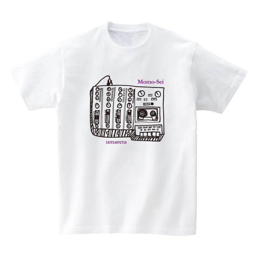 Momo-Sei (モモ・セイ = よしのももこ+よしのせい)  - umareta (日本 アルバム再発記念Tシャツ - 白 - / New) 一部売切サイズは11月中旬に入荷予定です