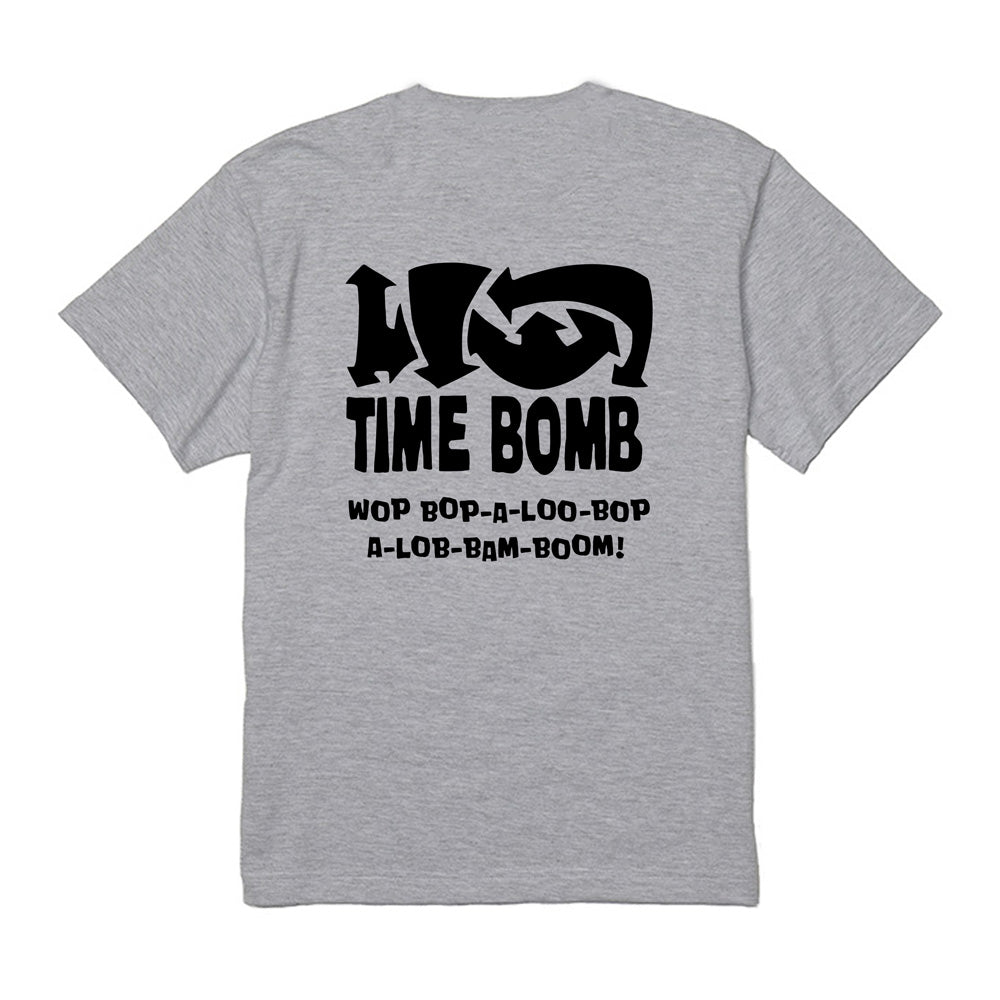 TIME BOMB RECORDS - TIME BOMB RECORDS Logo T-Shirt /タイムボム・レコーズ・ロゴ・Tシャツ  (霜降りグレイ)