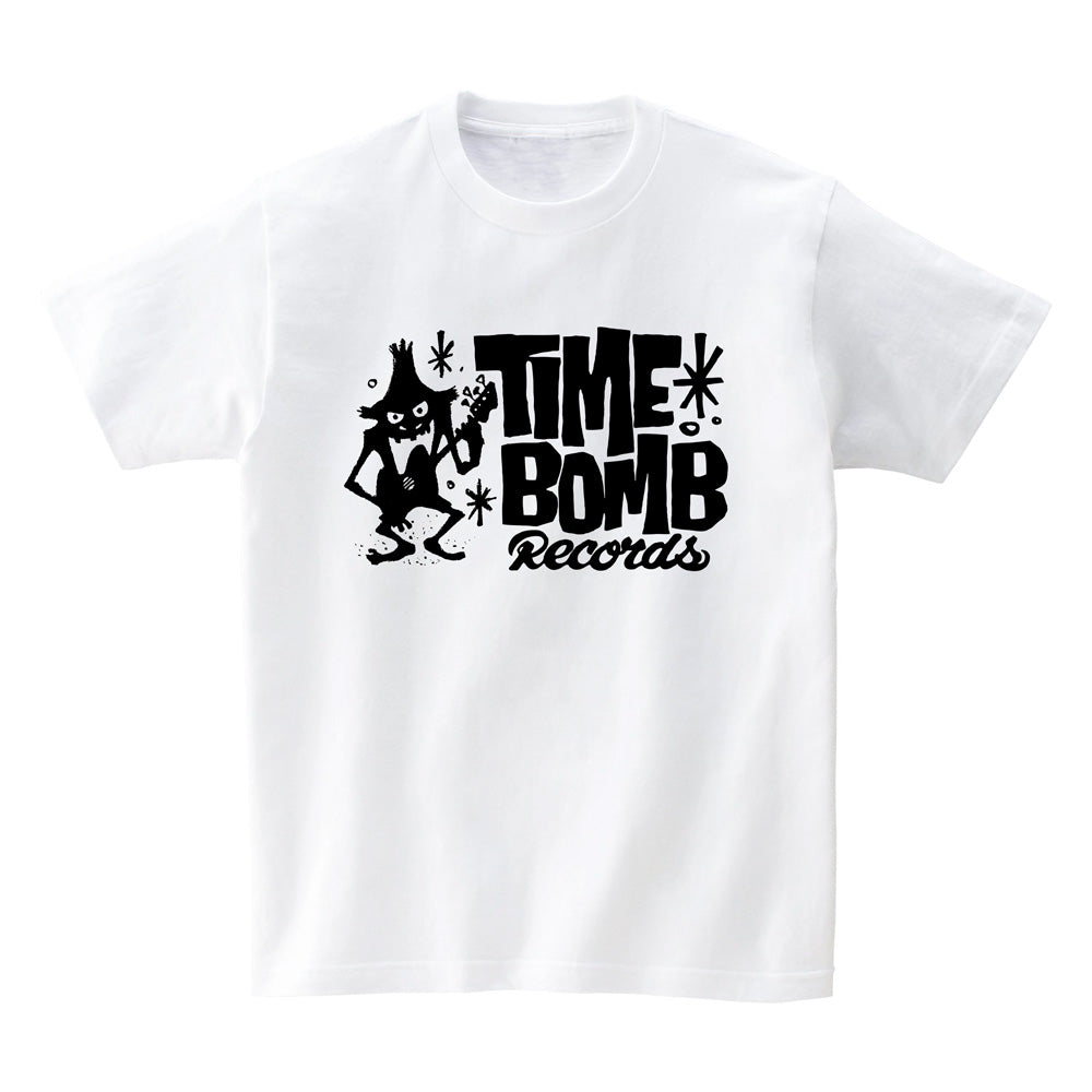 TIME BOMB RECORDS - TIME BOMB RECORDS Logo T-Shirt /タイムボム・レコーズ・ロゴ・Tシャツ (白)