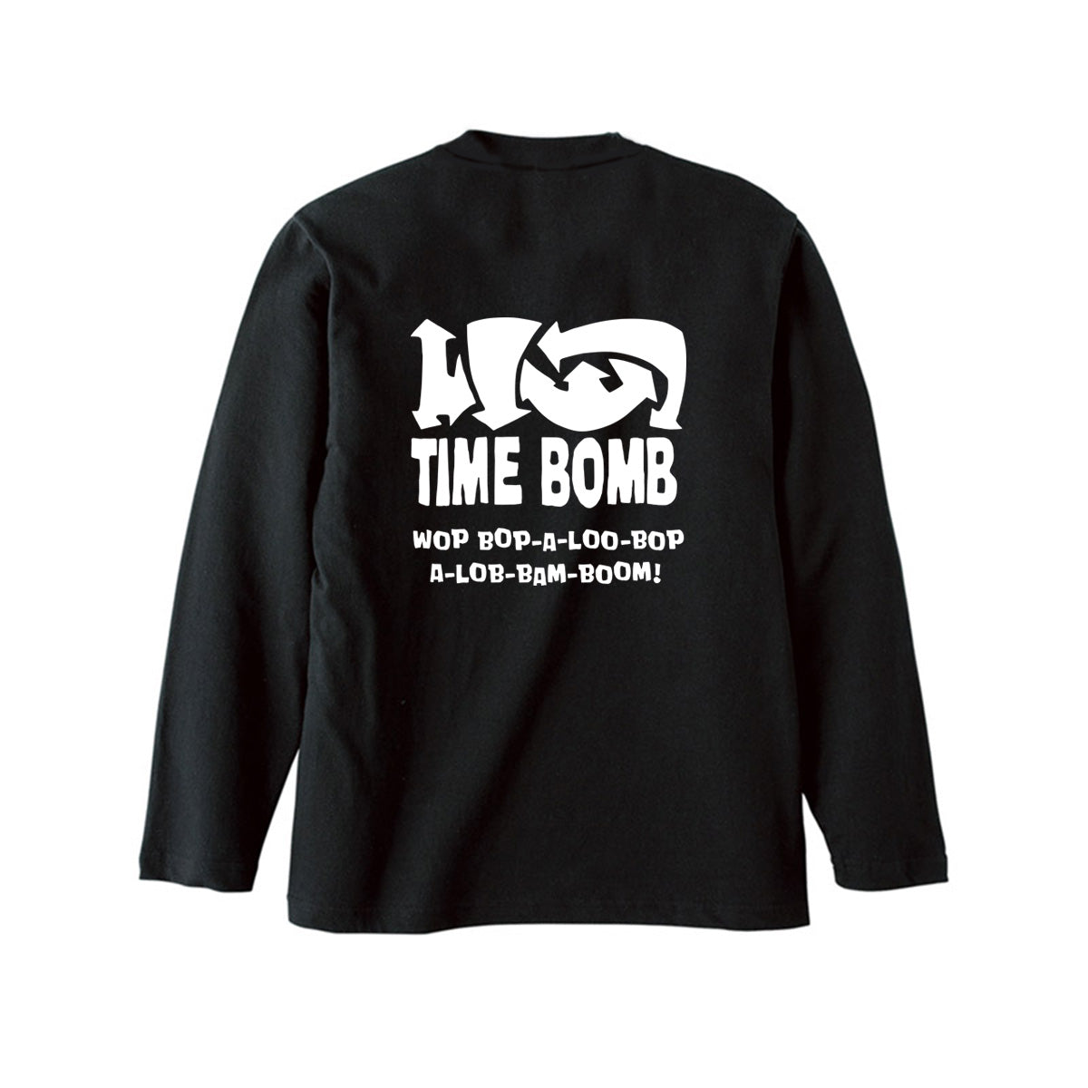 TIME BOMB RECORDS - Long T-Shirt /タイムボム・レコーズ・ロゴ・ロング T  (黒/Black) 近日入荷、予約受付中