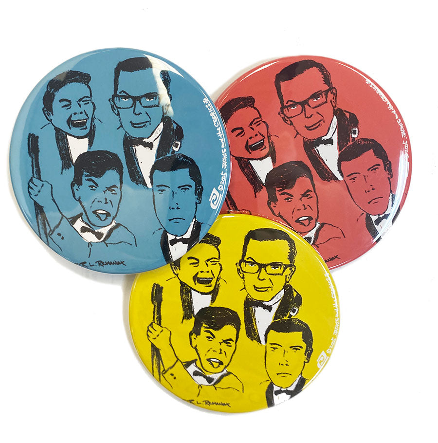 JACKIE & THE CEDRICS (ジャッキー・アンド・ザ・セドリックス )  - Portrait can buttons (Japan 限定缶バッジ/New)