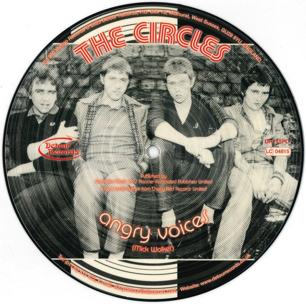 CIRCLES, THE (ザ ・サークルズ) - Angry Voices (UK 300枚限定再発ピクチャー 7"/ New)