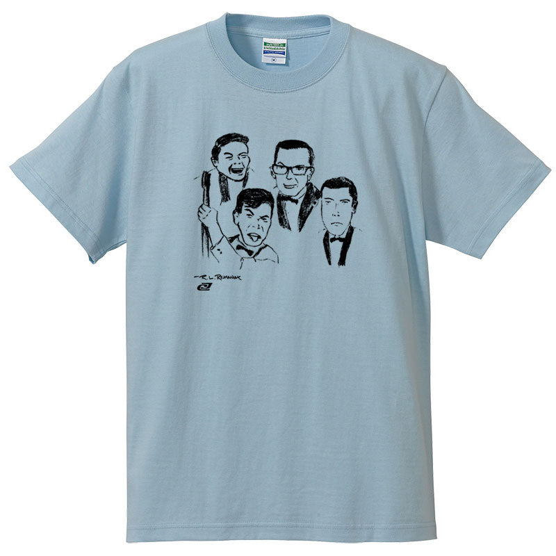JACKIE & THE CEDRICS (ジャッキー・アンド・ザ・セドリックス )  - "Portrait” T-Shirt (Japan 限定＜ポートレート＞ Tシャツ [ Blue（青）] /New)