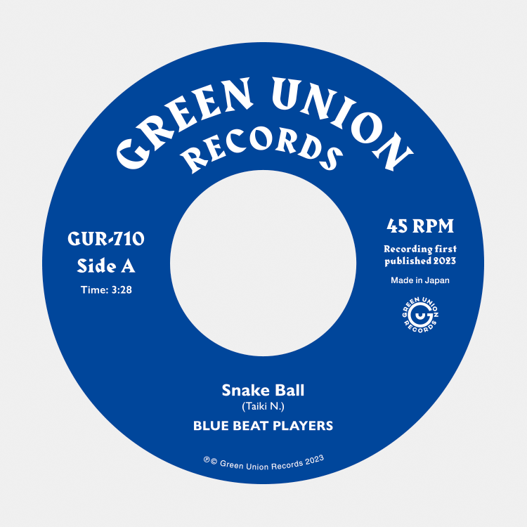 BLUE BEAT PLAYERS (ブルー・ビート・プレイヤーズ)  - Snake Ball / Peer Pressure (Japan 限定プレス 7"/New)