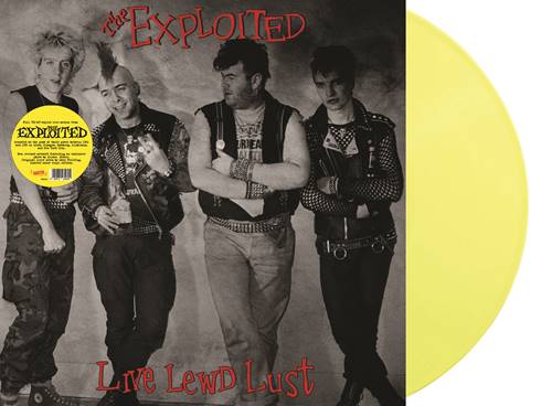 EXPLOITED, THE (ジ・エクスプロイテッド)  - Live Lewd Lust (Italy 限定再発イエローヴァイナル LP/ New)