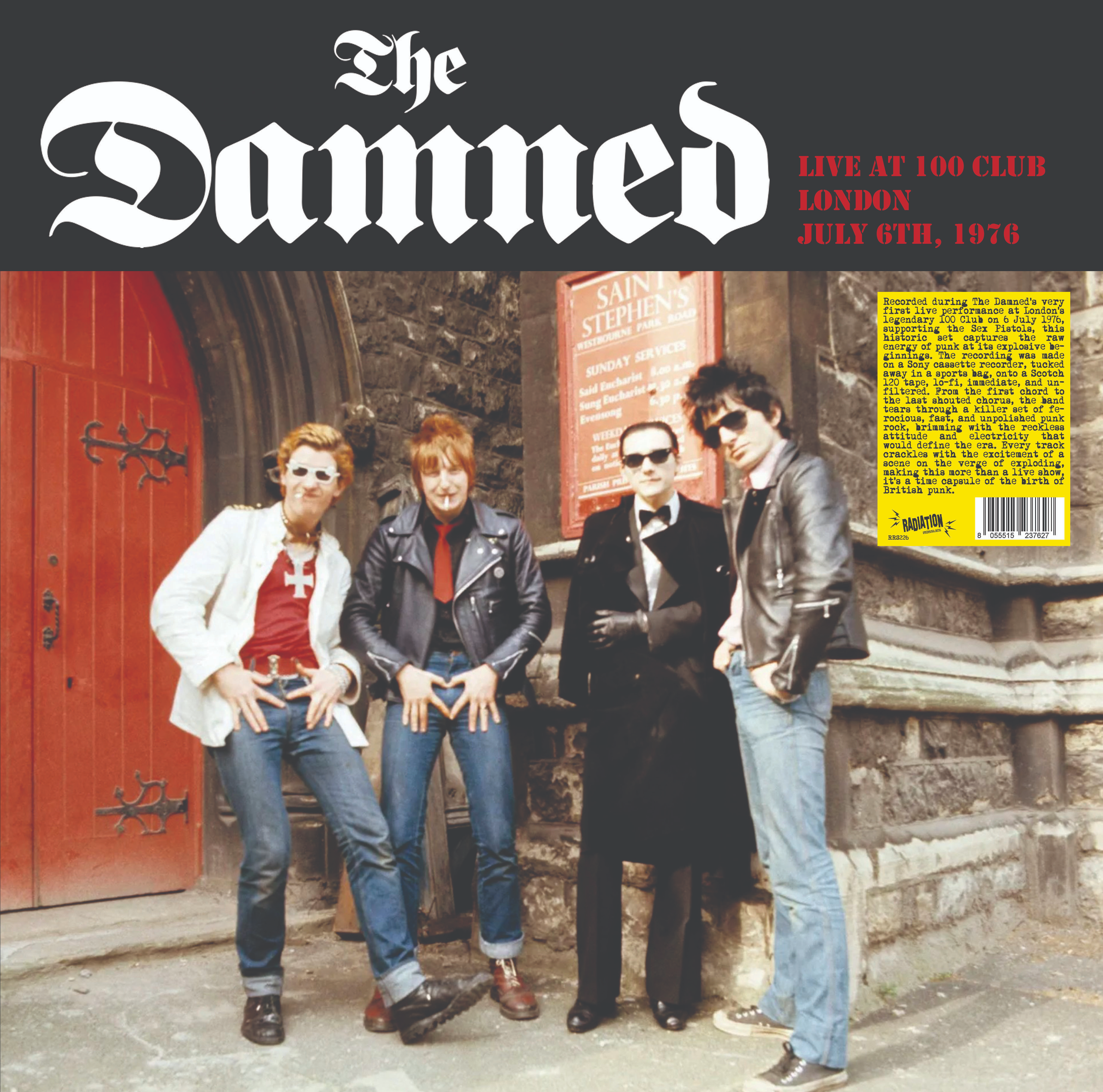 DAMNED, THE (ザ・ダムド)  - Live At The 100 Club July 6th 1976 (Italy「正規」限定再発 LP/ New)