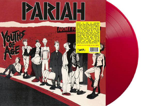 PARIAH (パライア) - Youths Of Age (Italy 500枚限定再発レッドヴァイナル LP/ New)