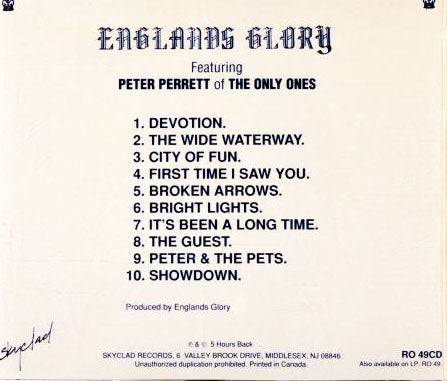 ENGLANDS GLORY (イングランズ・グローリー)  - Legendary Lost Recordings (US 限定再発 CD/ New)