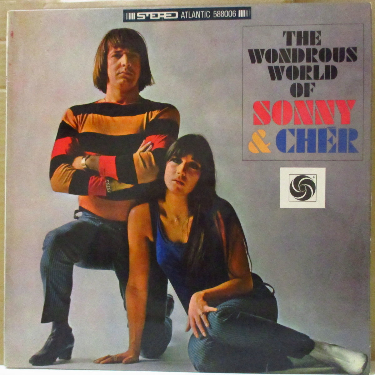 SONNY & CHER (ソニーとシェール)  - The Wondrous World Of Sonny & Cher (UK '66 オリジナル・ステレオ LP/表面コーティング・ジャケ) 名作2ndアルバム！