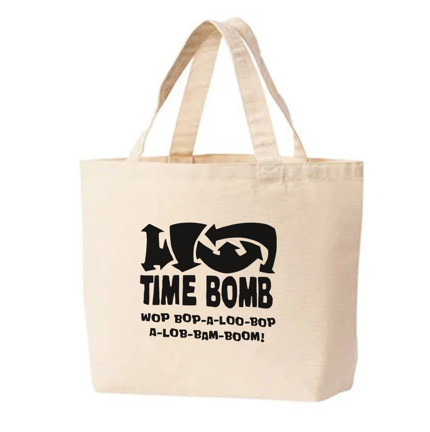 TIME BOMB RECORDS - TIME BOMB RECORDS Logo Tote Bag / タイムボム レコード・ロゴ・トートバッグ (Natural/ New)