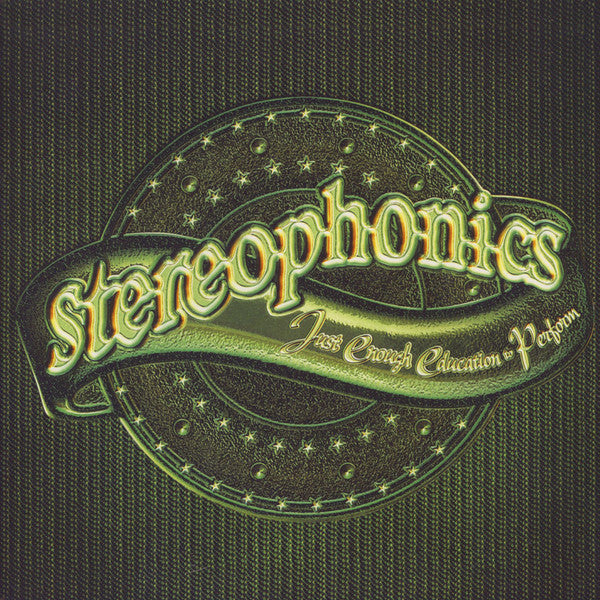 STEREOPHONICS (ステレオフォニックス)  - Just Enough Education To Perform (UK/EU 限定復刻再発 LP/NEW)