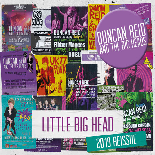 DUNCAN REID AND THE BIG HEADS - Little Big Head (UK Ltd.Marble Vinyl LP/New)