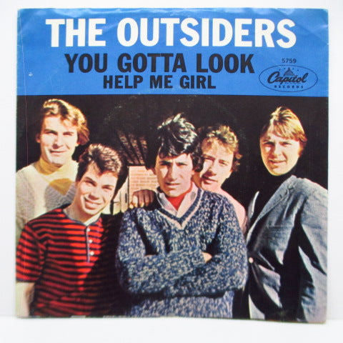 OUTSIDERS (US)  - Help Me Girl (US Orig.7"+PS)