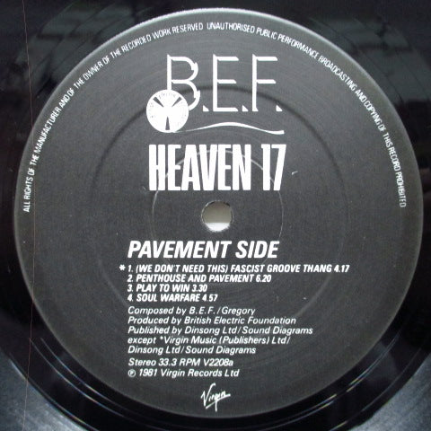 HEAVEN 17 - Penthouse And Pavement (UK Orig.LP+Inner)