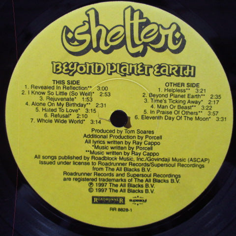 SHELTER (シェルター)  - Beyond Planet Earth (US Orig.LP+Inner)