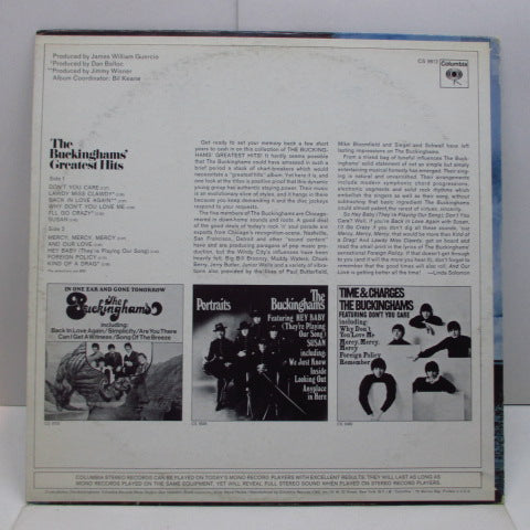 BUCKINGHAMS - Greatest Hits (US 70's Re Stereo LP/CS-9812)