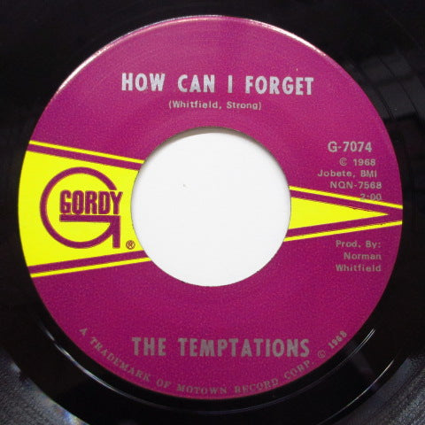 TEMPTATIONS - How Can I Forget (Orig)