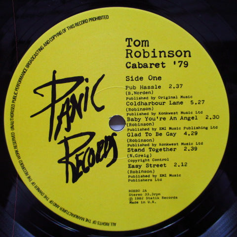 TOM ROBINSON  - Cabaret '79 (UK Orig.LP)