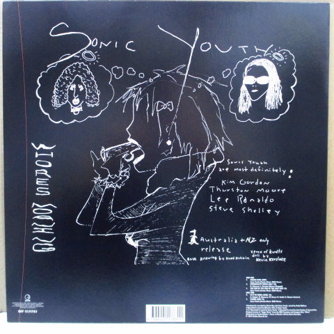 SONIC YOUTH (ソニック・ユース) - Whore's Moaning (OZ '93 オーストラリア・ツアー限定「ブルーVINYL」12")