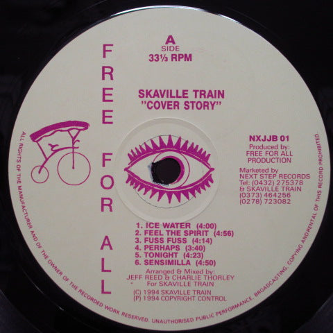 SKAVILLE TRAIN - Cover Story (UK 500 Ltd.LP/Stickered CVR)