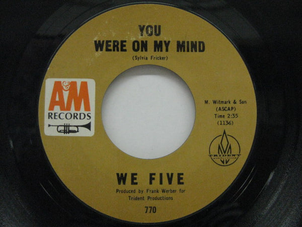 WE FIVE - You Were On My Mind (US Orig.)