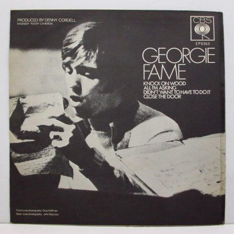 GEORGIE FAME (ジョージィ・フェイム)   - Knock On Wood (UK:Flat LBL EP)
