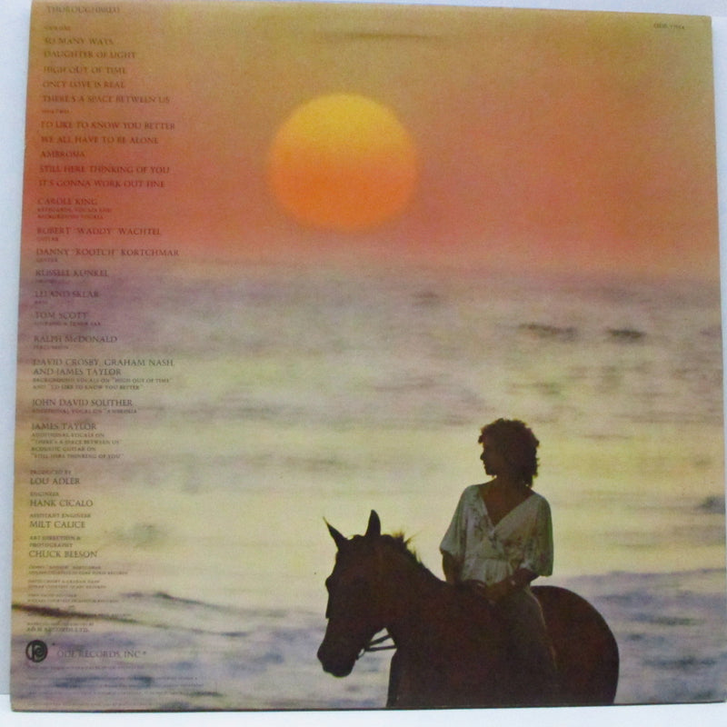 CAROLE KING (キャロル・キング)  - Thoroughbred (UK オリジナル 厚盤 LP+インナー)