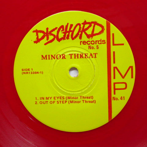 MINOR THREAT - In My Eyes (US Orig.Red Vinyl 7")