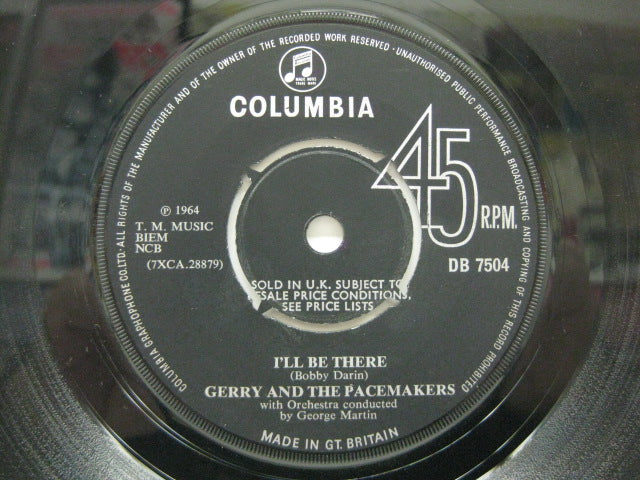 GERRY AND THE PACEMAKERS - I'll Be There / Baby You're So Good To Me